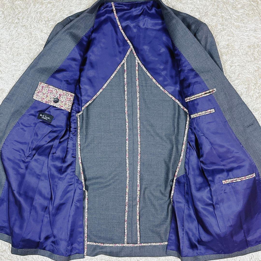 【極美品】Paul Smith ポールスミス メタルボタン グレー セットアップ