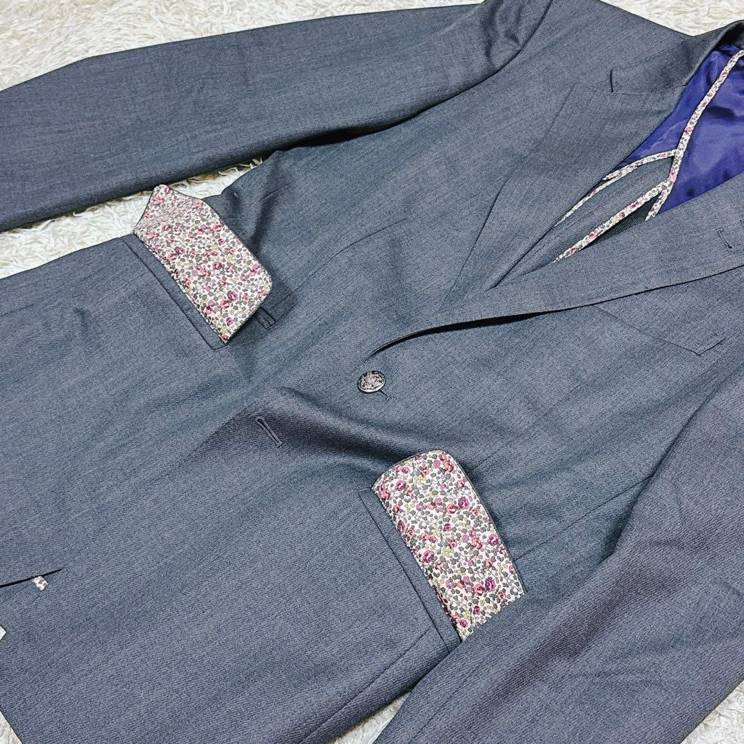 【極美品】Paul Smith ポールスミス メタルボタン グレー セットアップ