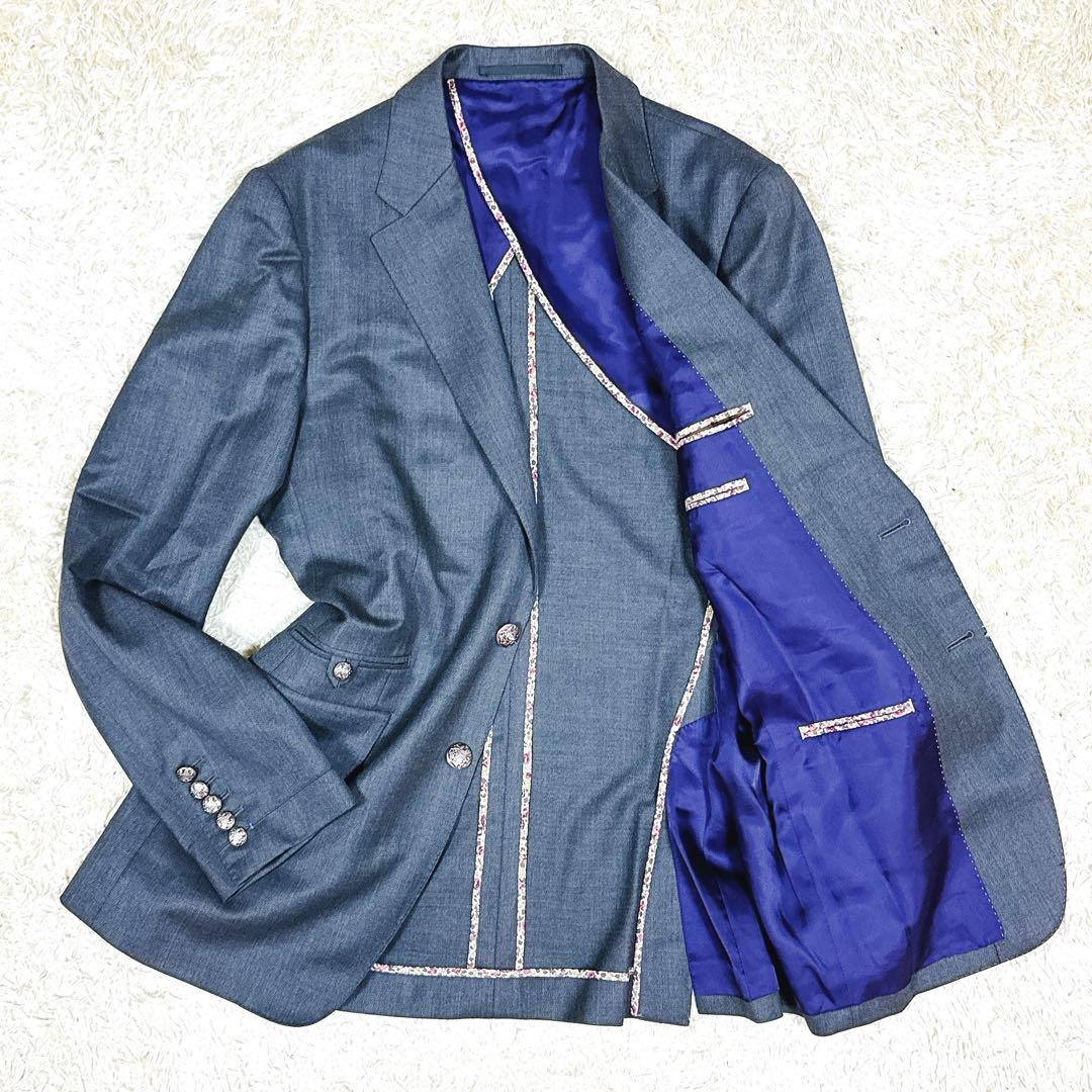 【極美品】Paul Smith ポールスミス メタルボタン グレー セットアップ