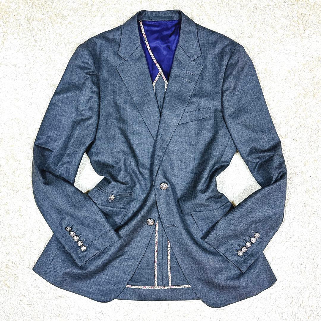 【極美品】Paul Smith ポールスミス メタルボタン グレー セットアップ