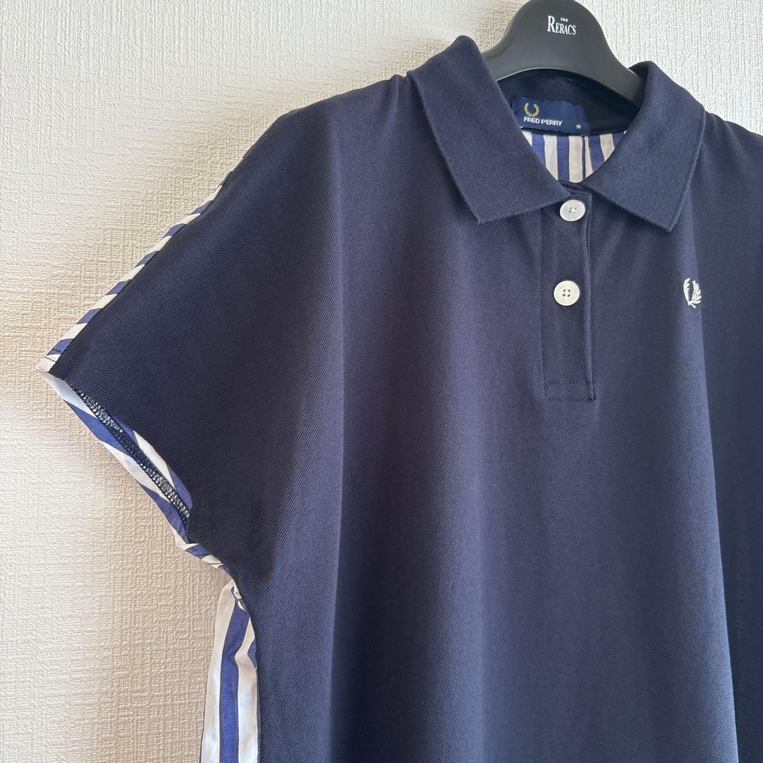 FRED PERRY フレッドペリー バックストライプ ポロシャツ サイズ10