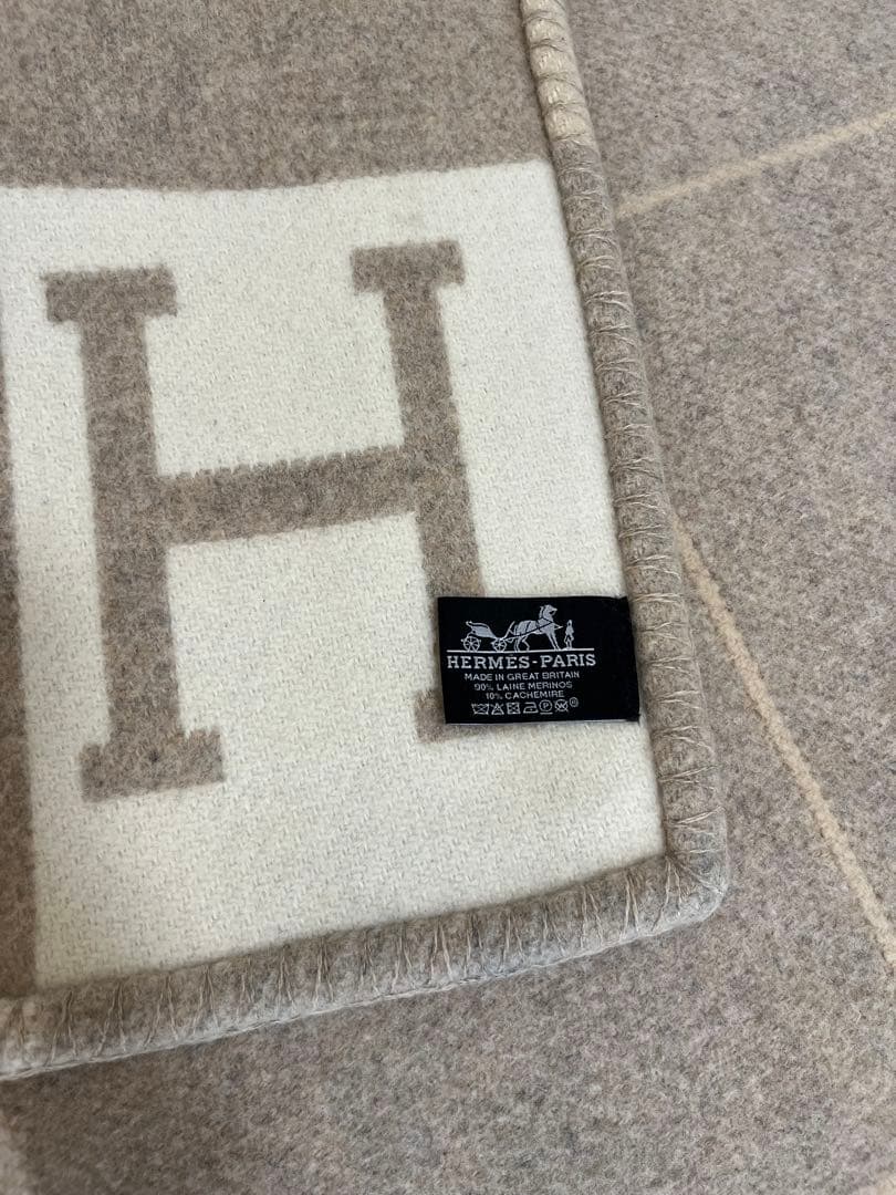HERMES プレード アヴァロン カモミール ウール カシミヤ