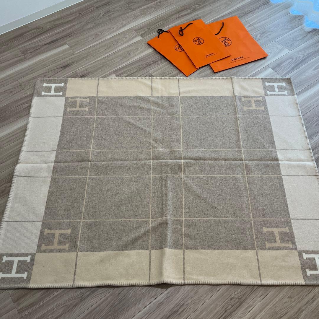 HERMES プレード アヴァロン カモミール ウール カシミヤ