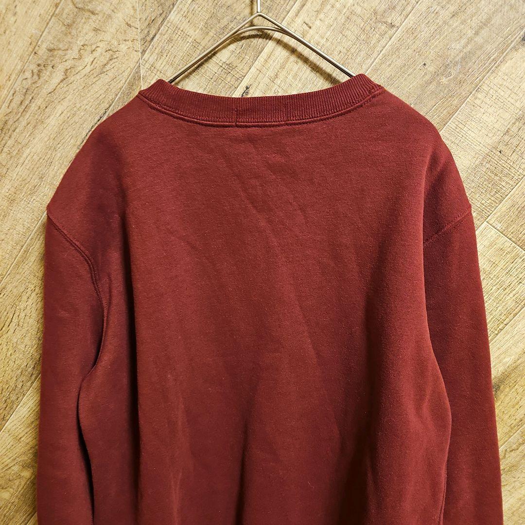 大人気❗ポロラルフローレン　ベアプリント　裏起毛スエットトレーナー　ボルドー　S