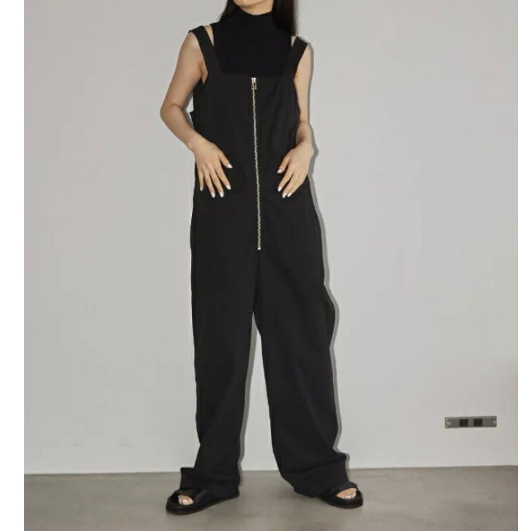 TODAYFUL トゥデイフル Frontzip Twill Salopette