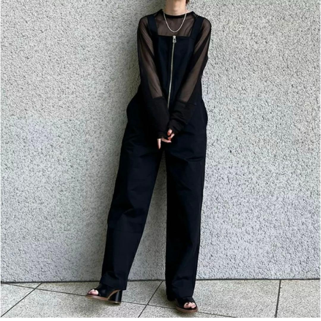 TODAYFUL トゥデイフル Frontzip Twill Salopette