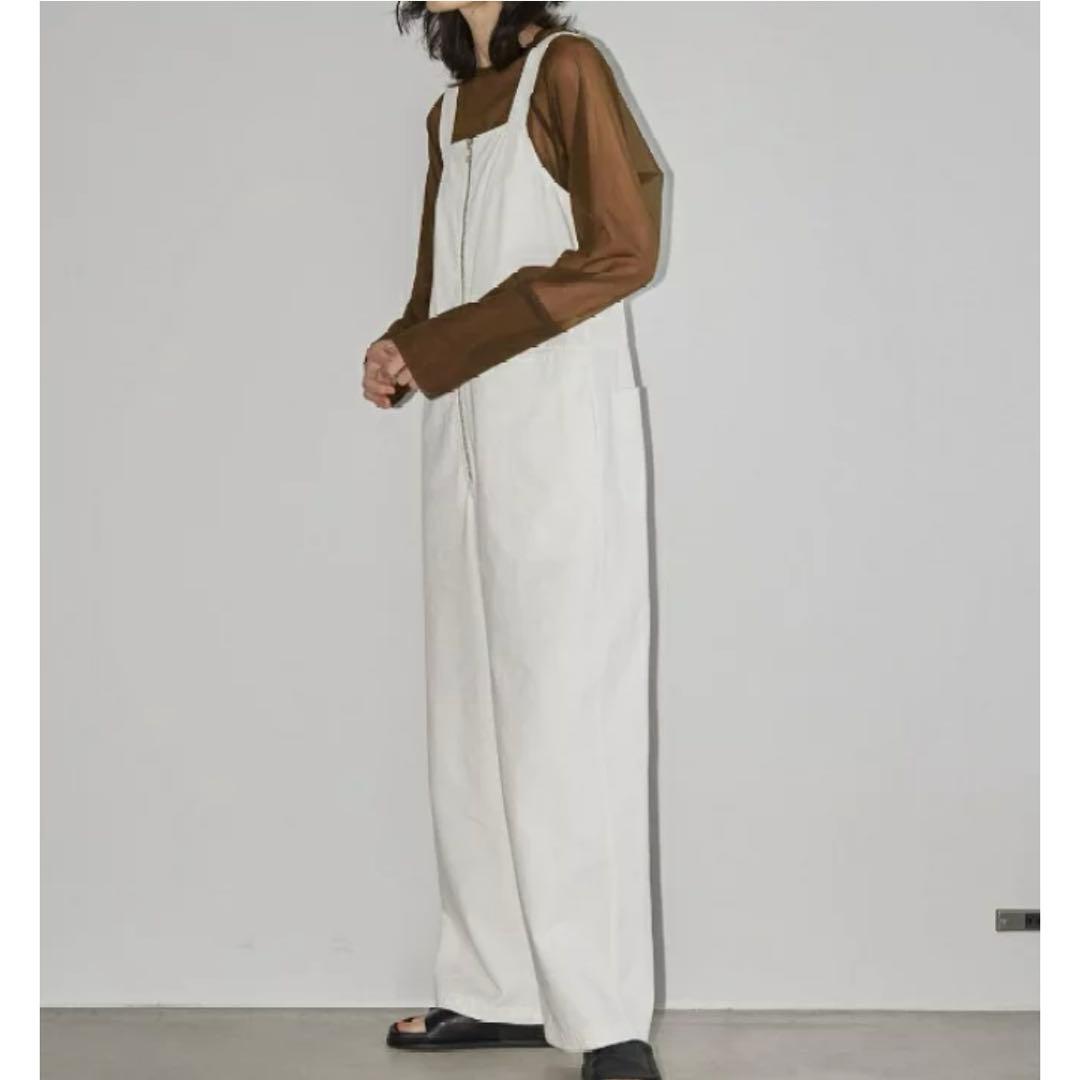 TODAYFUL トゥデイフル Frontzip Twill Salopette