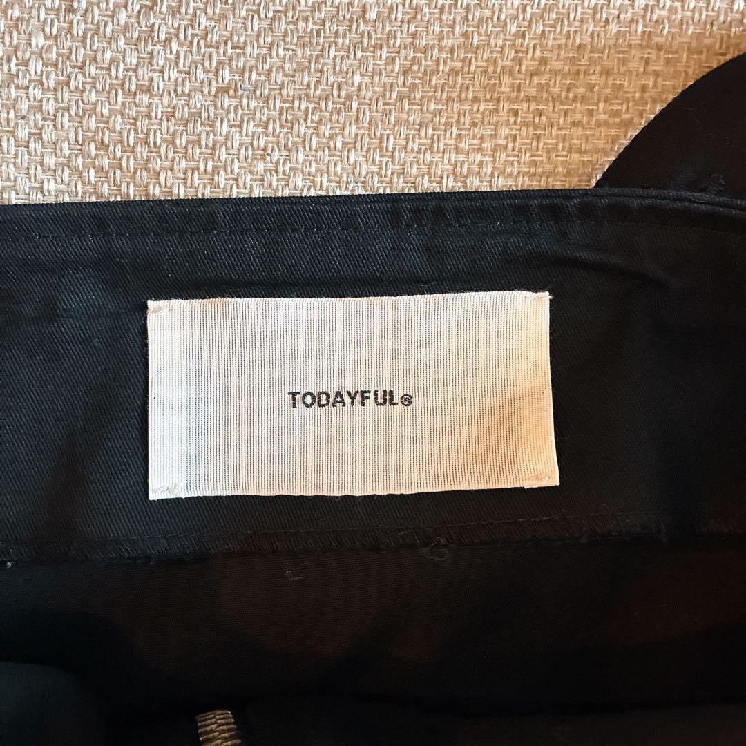 TODAYFUL トゥデイフル Frontzip Twill Salopette