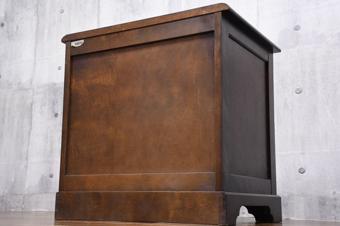 EIK49 北海道民芸家具 サイドキャビネット カバ材/樺材 飾り台 和モダン