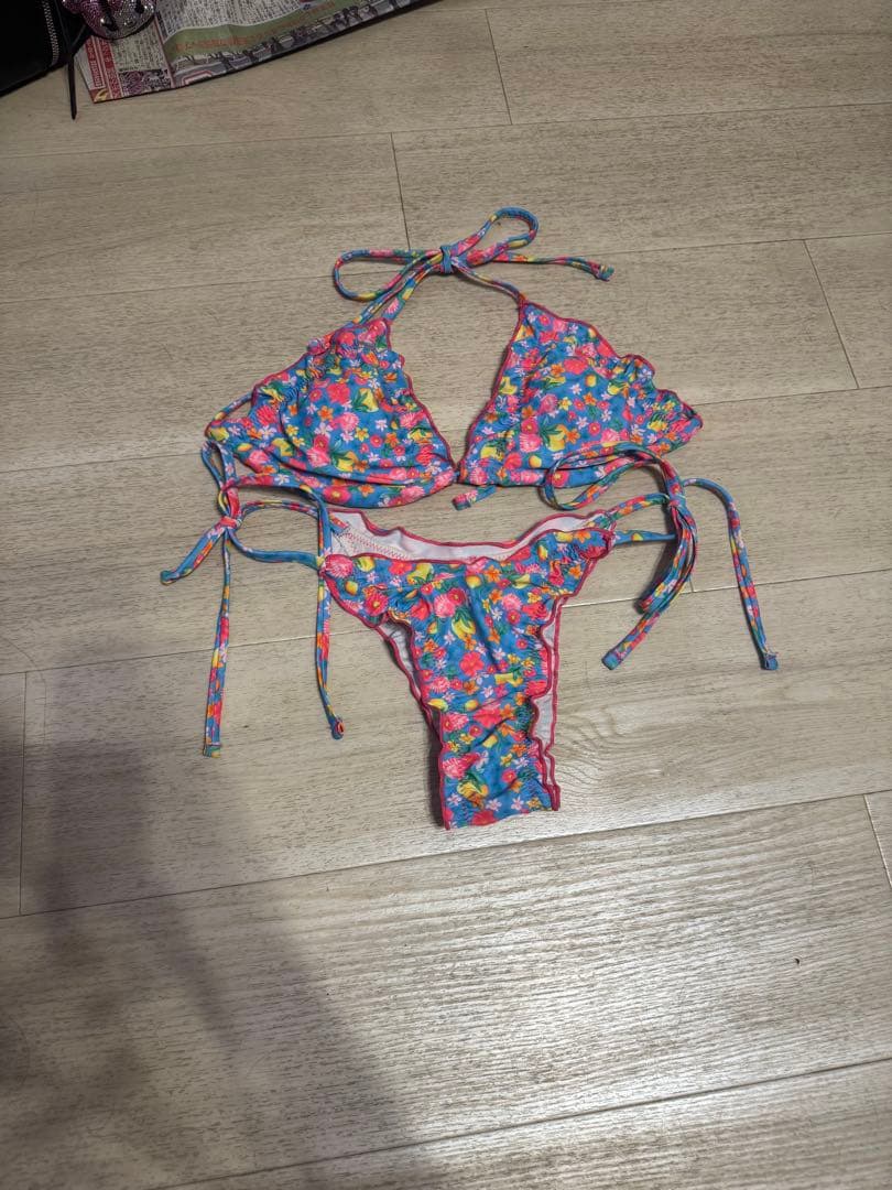 花柄セパレートビキニ