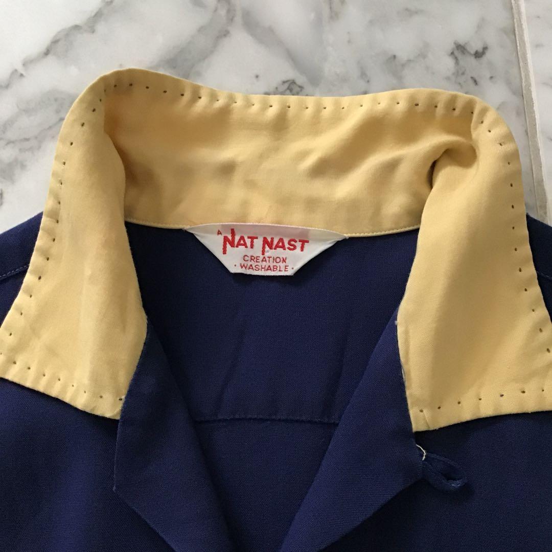 50s～60s NAT NAST ボーリングシャツ オリジナル