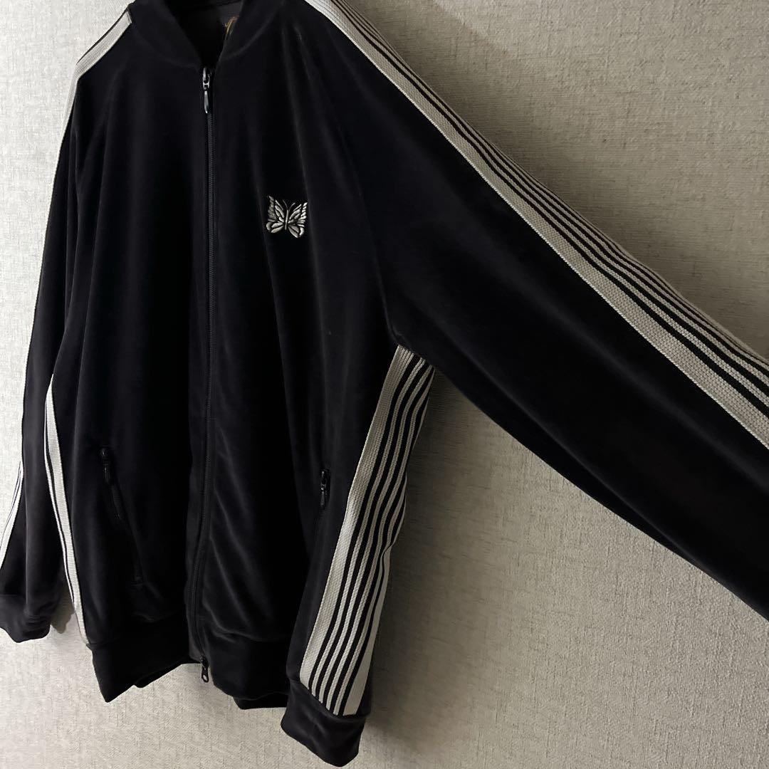 needles ニードルス ベロア トラックジャケット チャコール