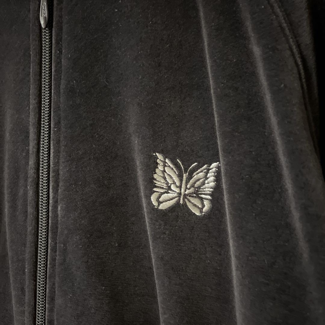 needles ニードルス ベロア トラックジャケット チャコール