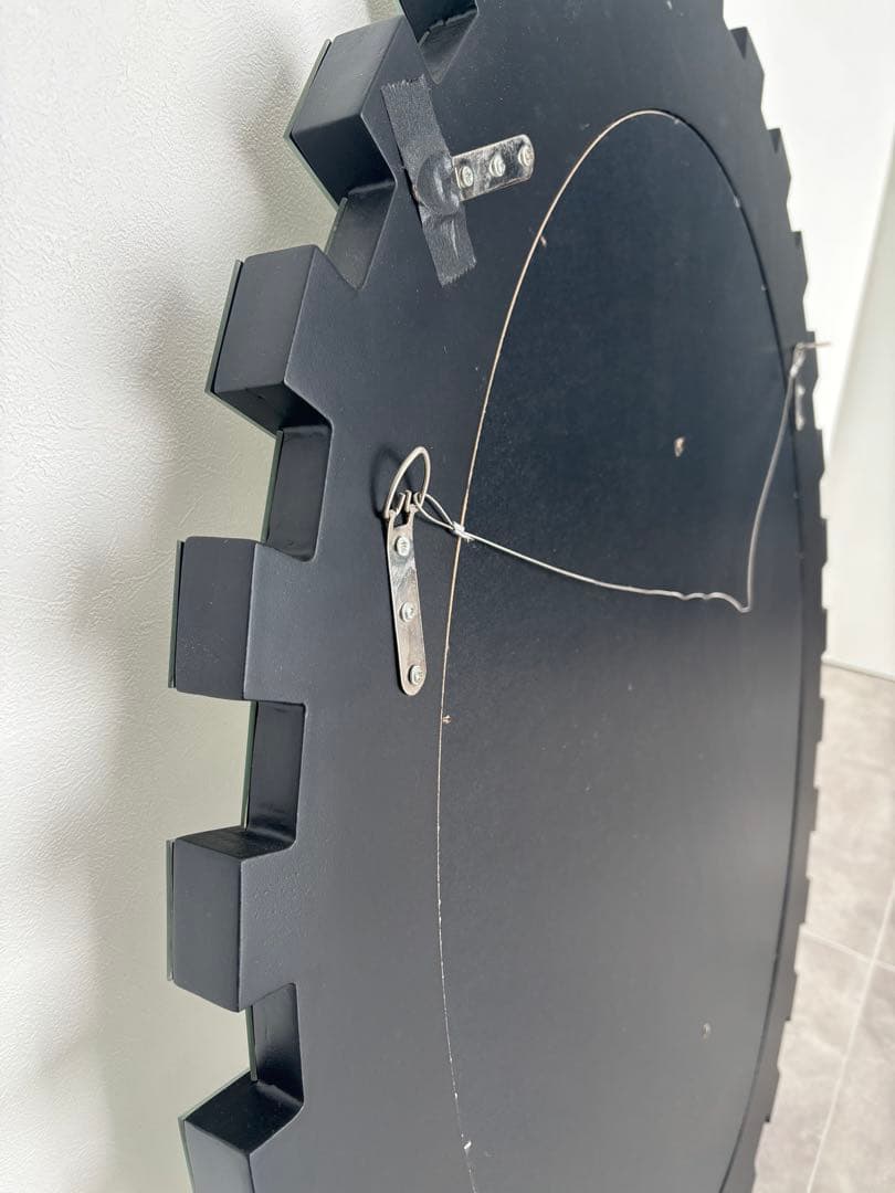 アンティーク 楕円形 壁掛け鏡