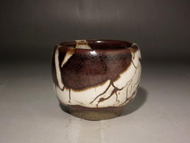 人間国宝　清水卯一　蓬菜盃　美しい景色 r449