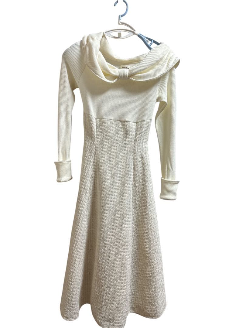 ロゼミューズ フロントリボン ドレス ワンピース