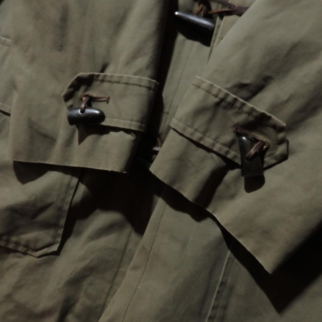 希少 英国製 Aquascutum ダッフルコート 38 オリーブ