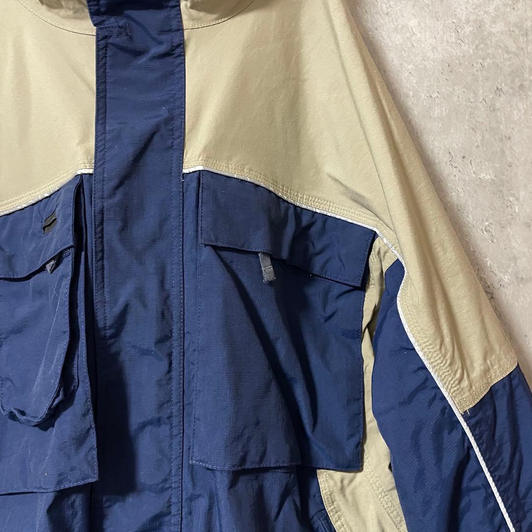 Burtonバートンスキーウェアスノーボードジャケットパーカー紺ネイビーベージュ