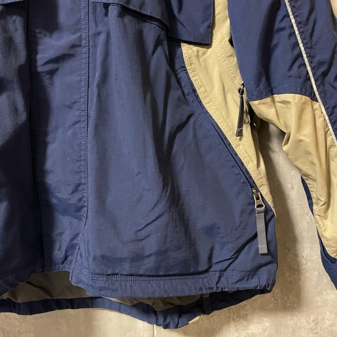 Burtonバートンスキーウェアスノーボードジャケットパーカー紺ネイビーベージュ