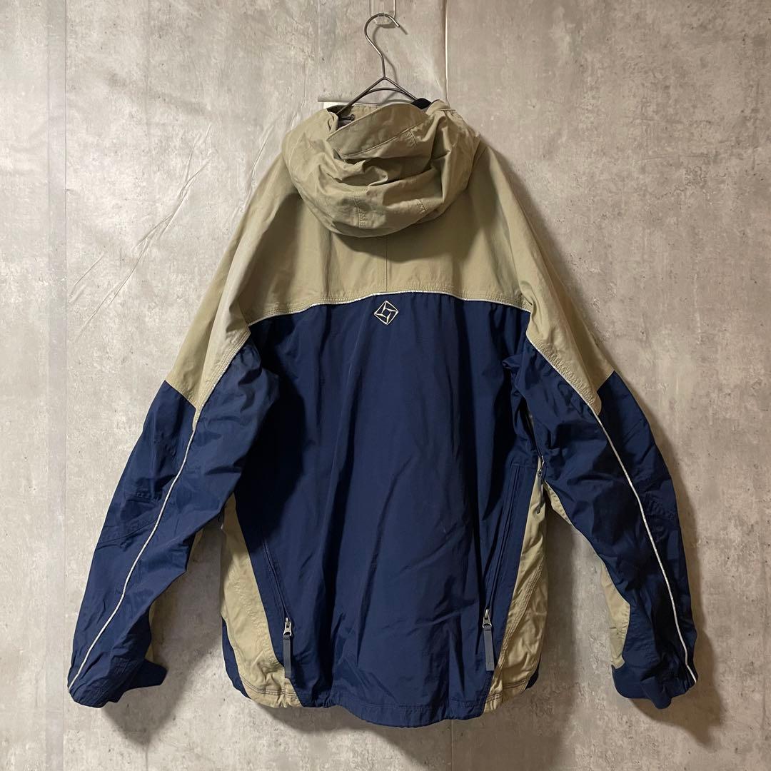 Burtonバートンスキーウェアスノーボードジャケットパーカー紺ネイビーベージュ