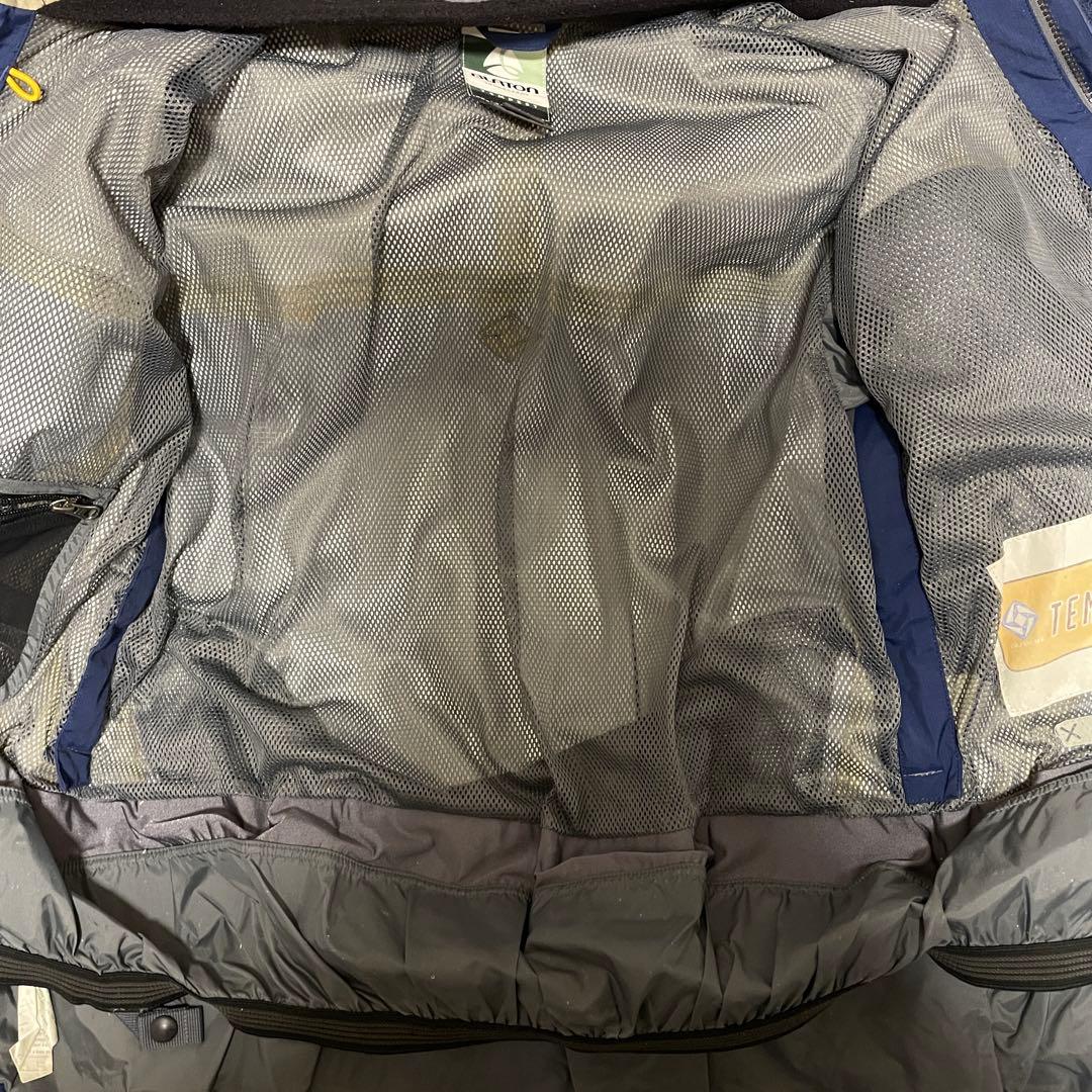 Burtonバートンスキーウェアスノーボードジャケットパーカー紺ネイビーベージュ