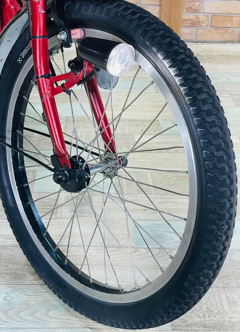 2018年 ビッケ 超人気レッド 子供乗せ電動アシスト自転車 H2174