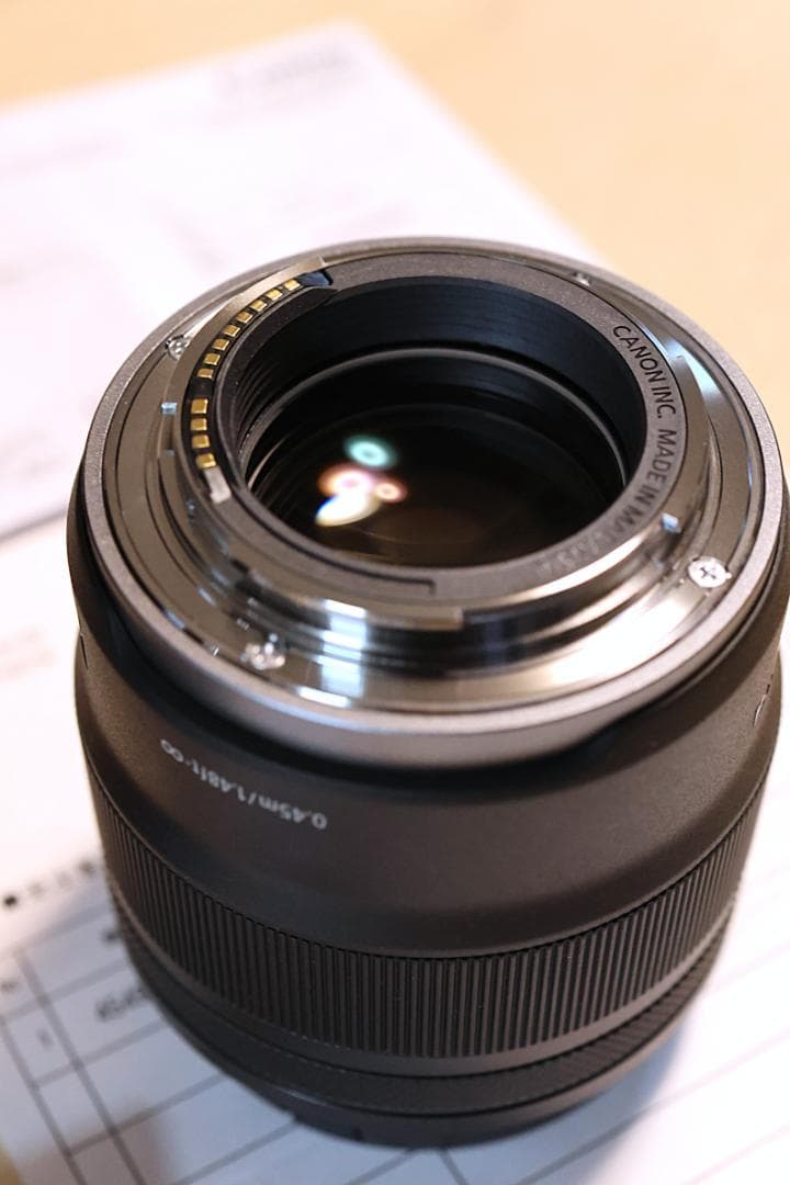 【一度だけ室内で使用】Canon RF45mm F1.2 STM