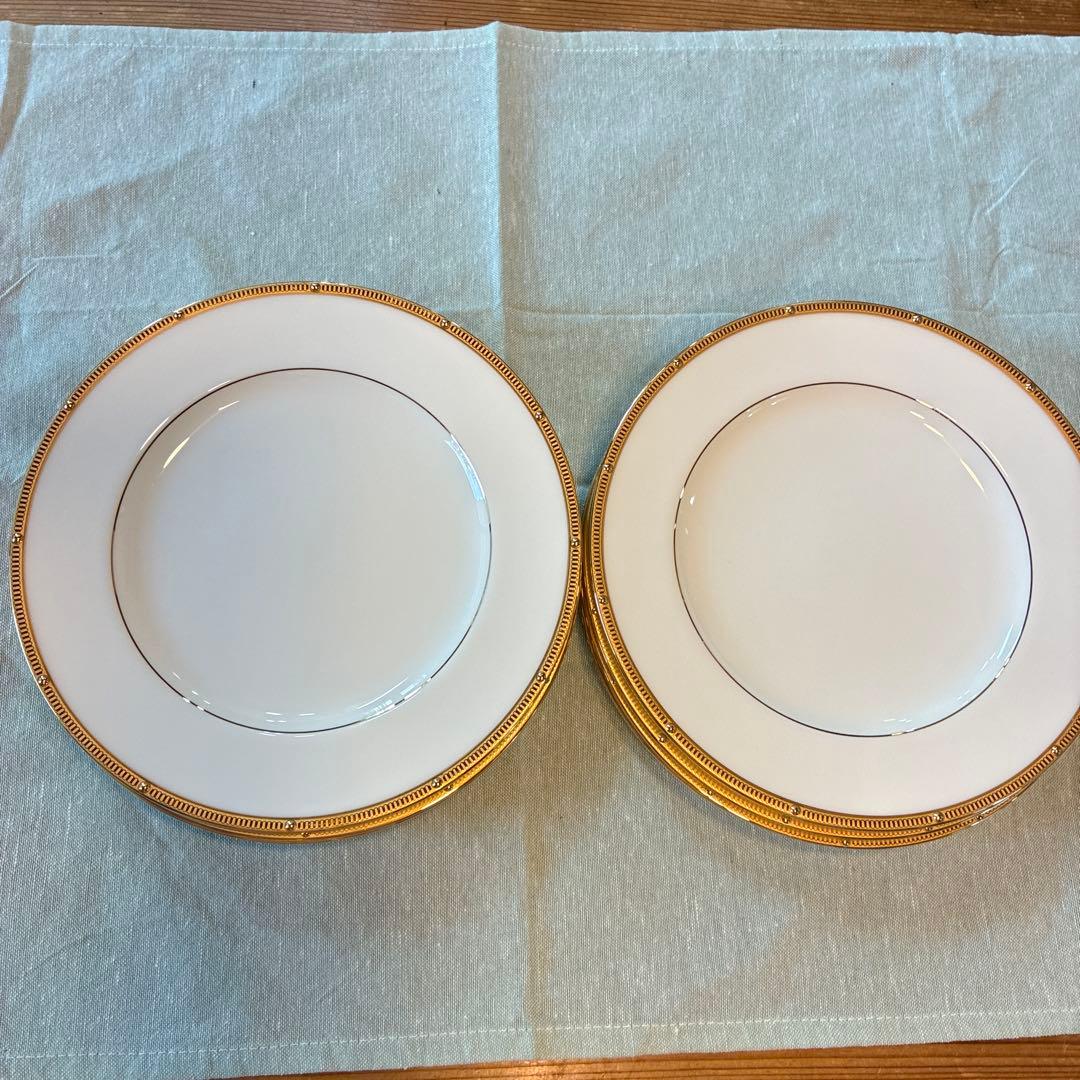 ノリタケ食器 ロシェルゴールド21cmプレート 6枚