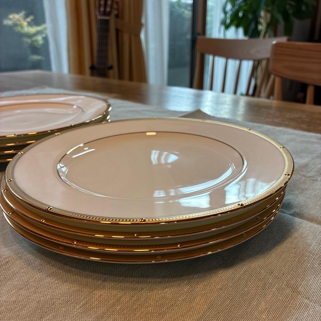 ノリタケ食器 ロシェルゴールド21cmプレート 6枚