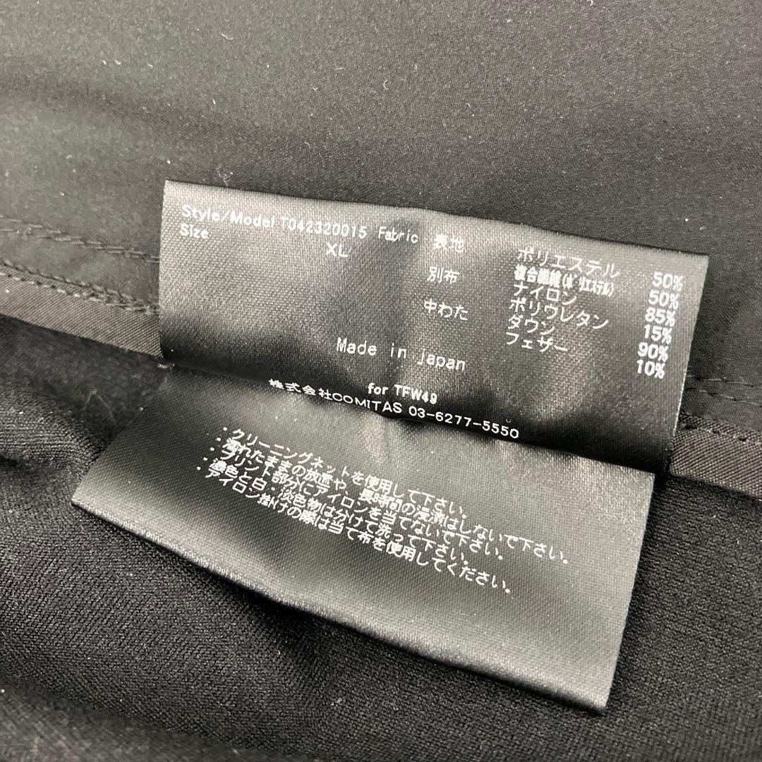 TFW49 SHIELD WARMER BLOUSON XL ブラック 試着のみ