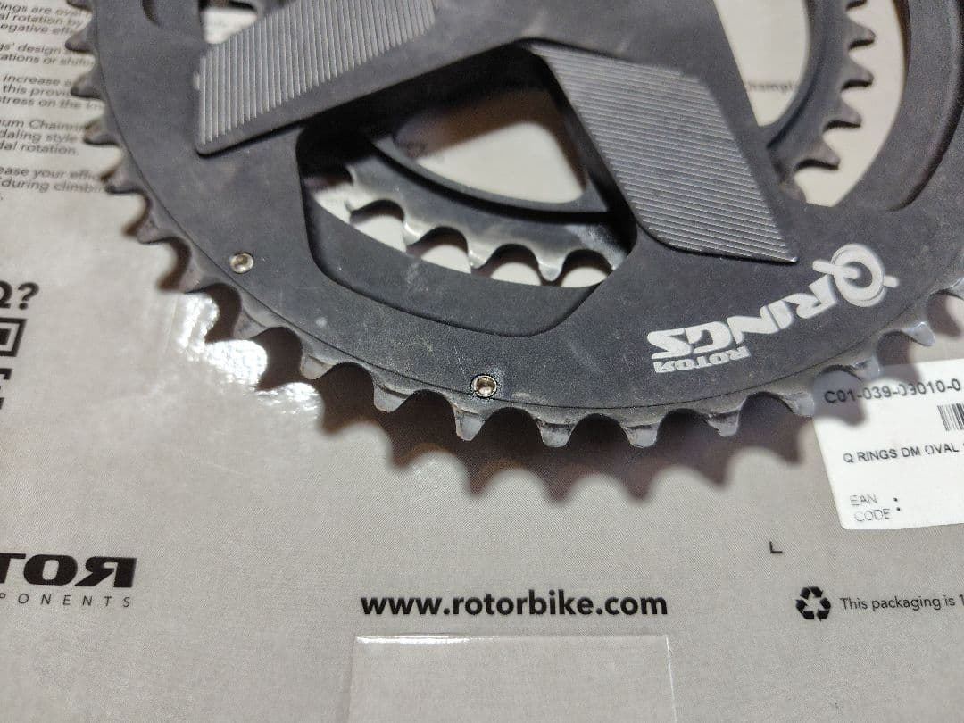 ROTOR Q RINGS DM オーバルチェーンリング 52/36T