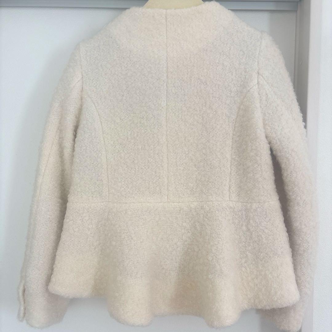 ジャケット・アウター Her lip to Elise Boucle Peplum Coat M