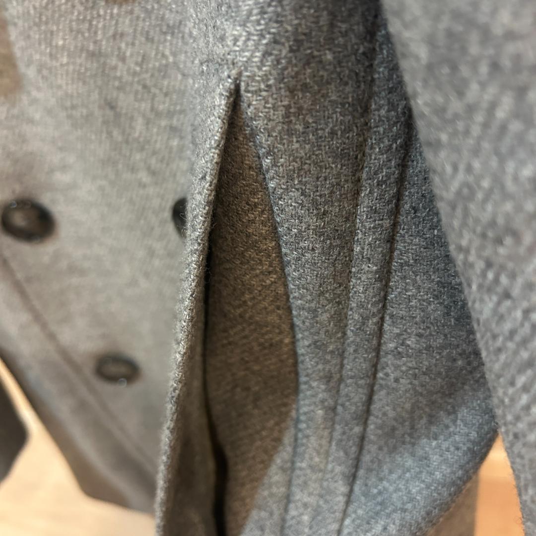 BOSS ダブルブレスト コート グレー