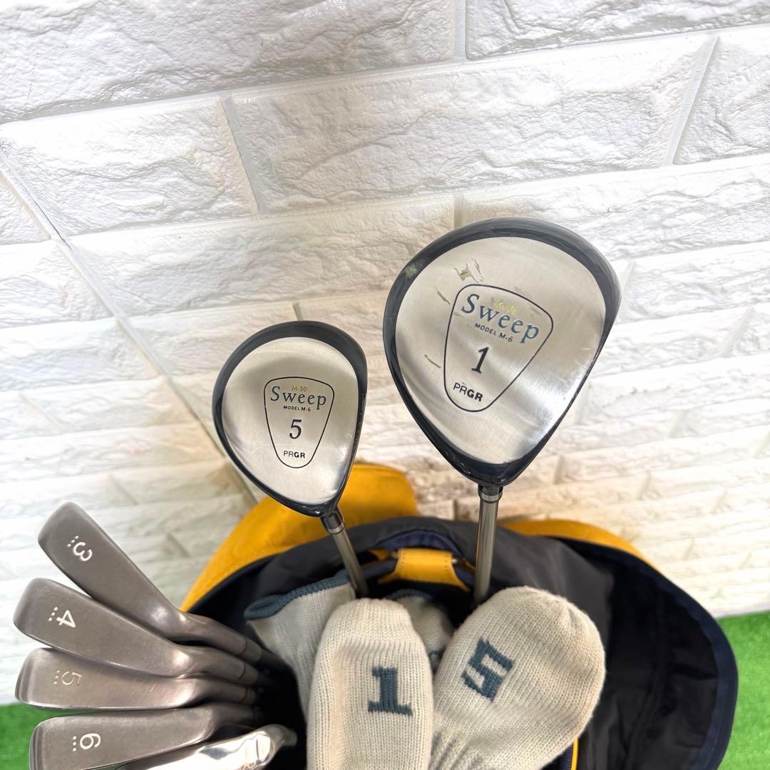 ゴルフセット　初心者応援　PRGR レディース　右打ち　ラウンド仕様　すぐ使える