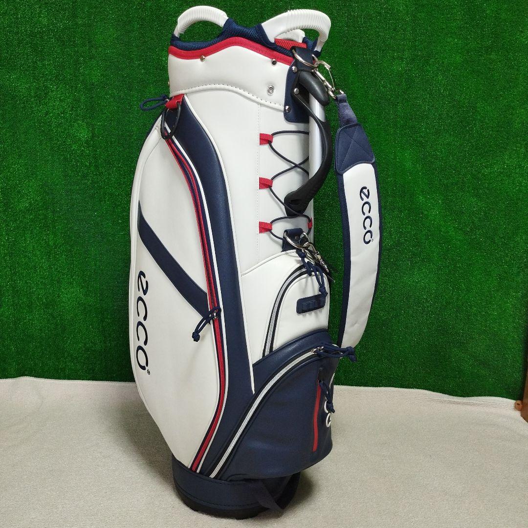 ecco キャディバッグ ホワイト/ネイビー/レッド ※希少レア物※