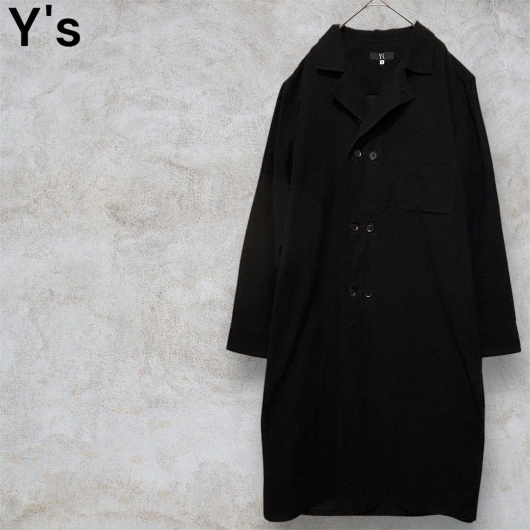 Y's ワイズコットンダブルブレステッドコート 2002SSサイズ4