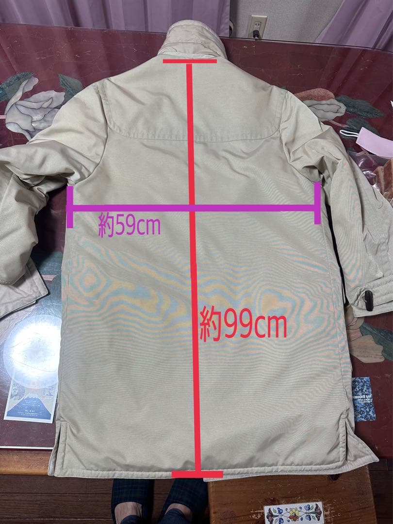 エルメス HERMES ヴィンテージ ナイロンダッフルコート アイボリー