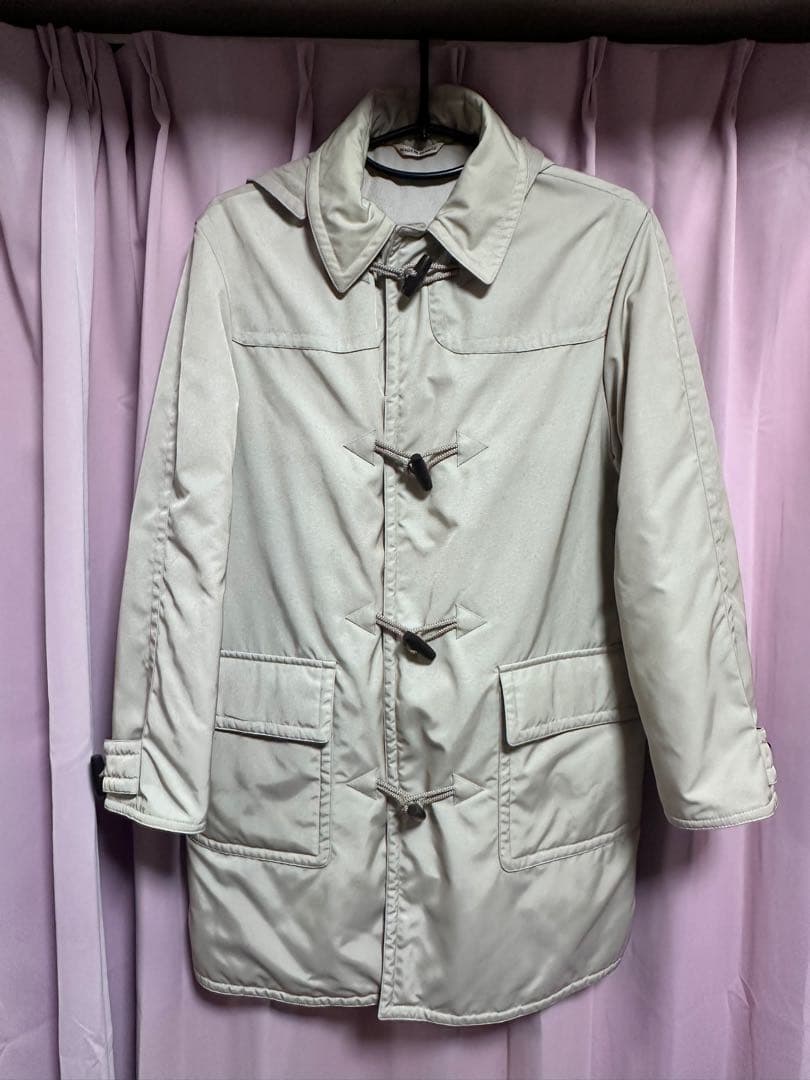 エルメス HERMES ヴィンテージ ナイロンダッフルコート アイボリー
