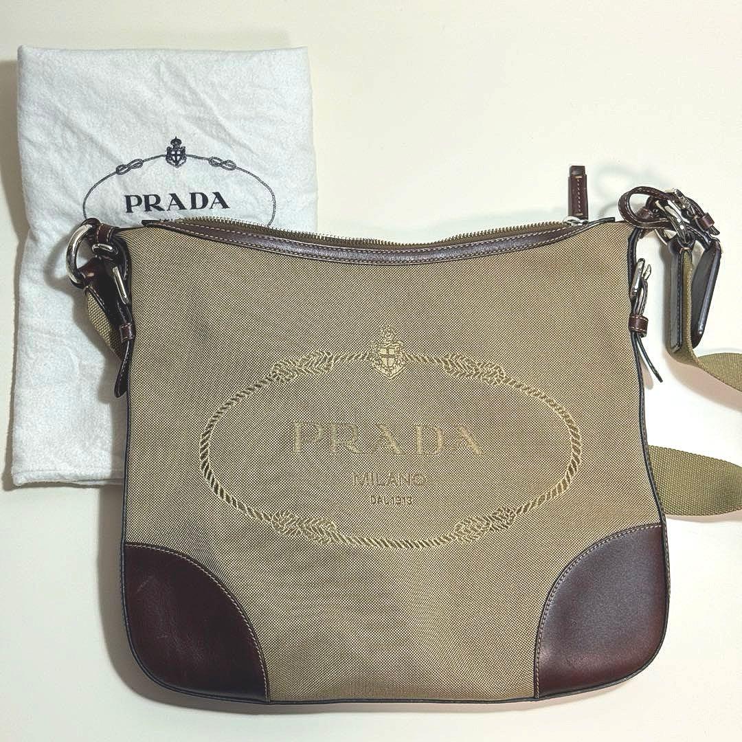 PRADA バッグ ショルダーバッグ ジャガード織 BT0534