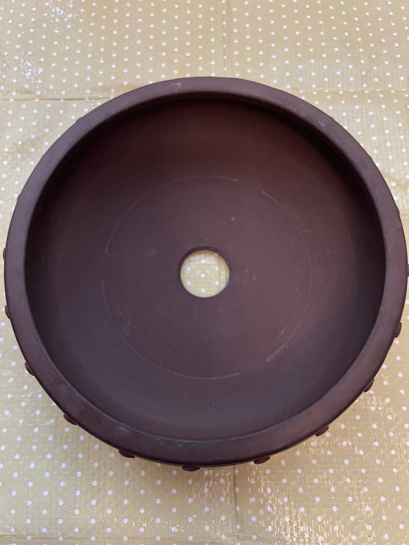 Lightsout様　リクエスト3点　盆栽鉢　鋲打ち太鼓鉢　落款あり