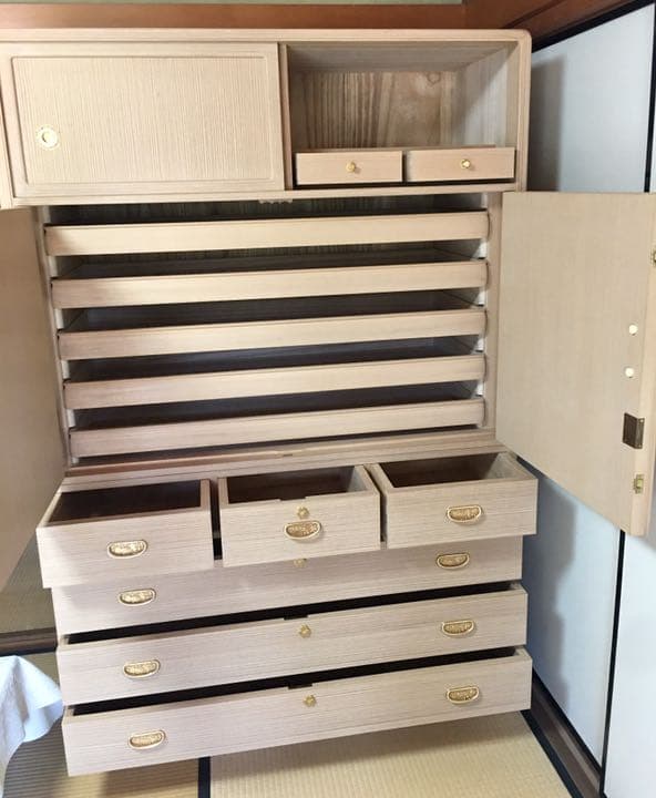 高級 府中家具 桐箪笥 総桐仕様 ★新品未使用★送料込