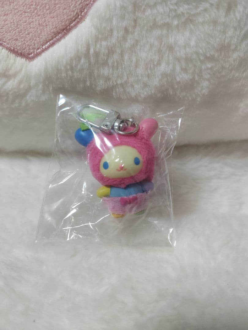 サンリオ ちびっとも ウサハナ くだもの キーホルダー