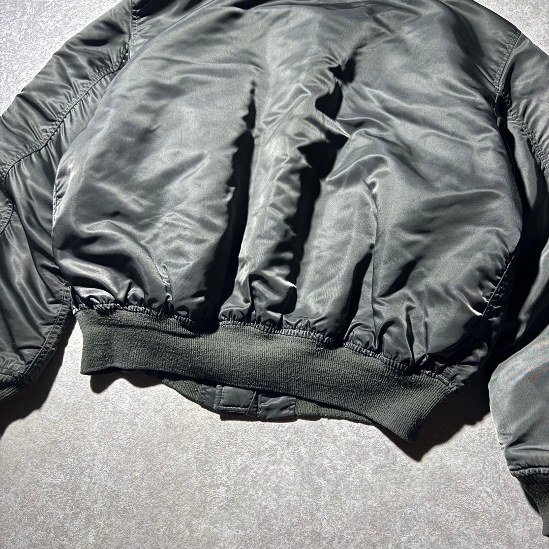 90s USA製 ALPHA CWU-45P フライトジャケット オリーブ XL