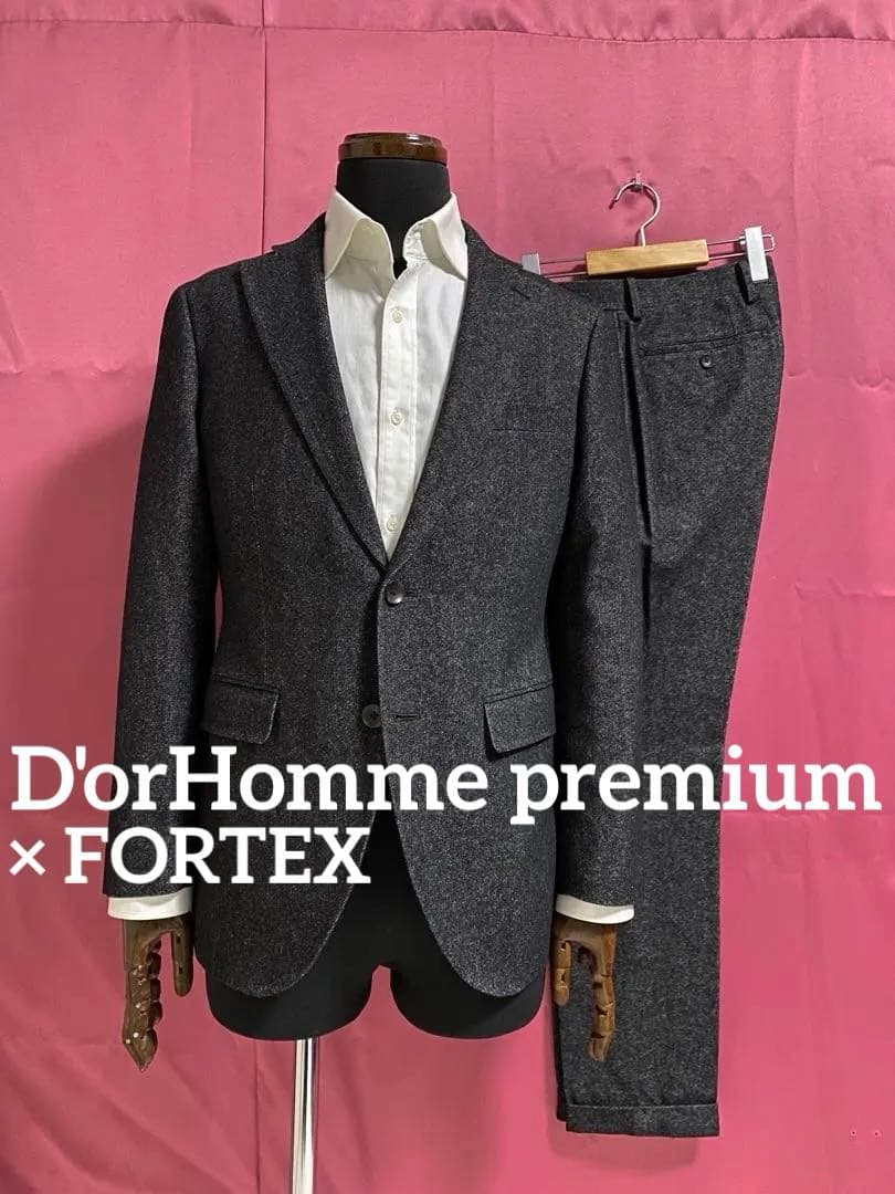 D'orHomme premium◆イタリア製FORTEX生地◆メンズスーツ