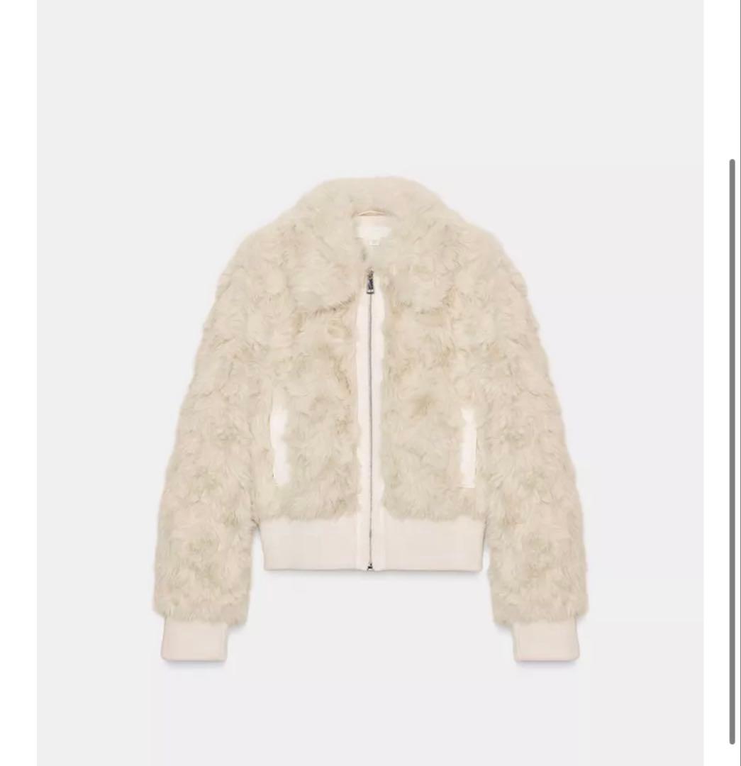 ZARA フェイクファーボンバージャケット XS