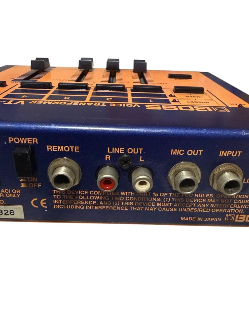 BOSS ボイストランスフォーマー VT-1 通電のみ確認済