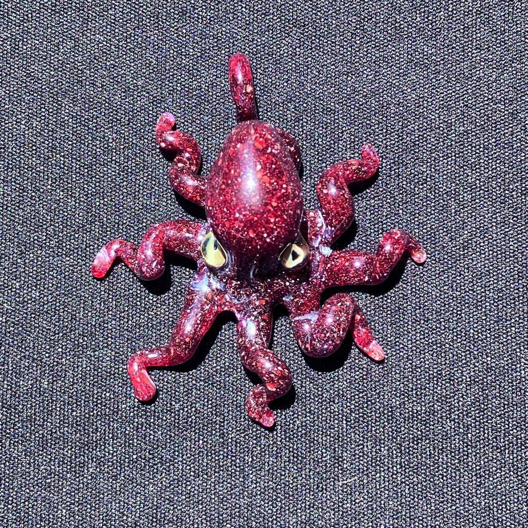 XODAS ペンダント　ボロシリケイトガラス Octopus