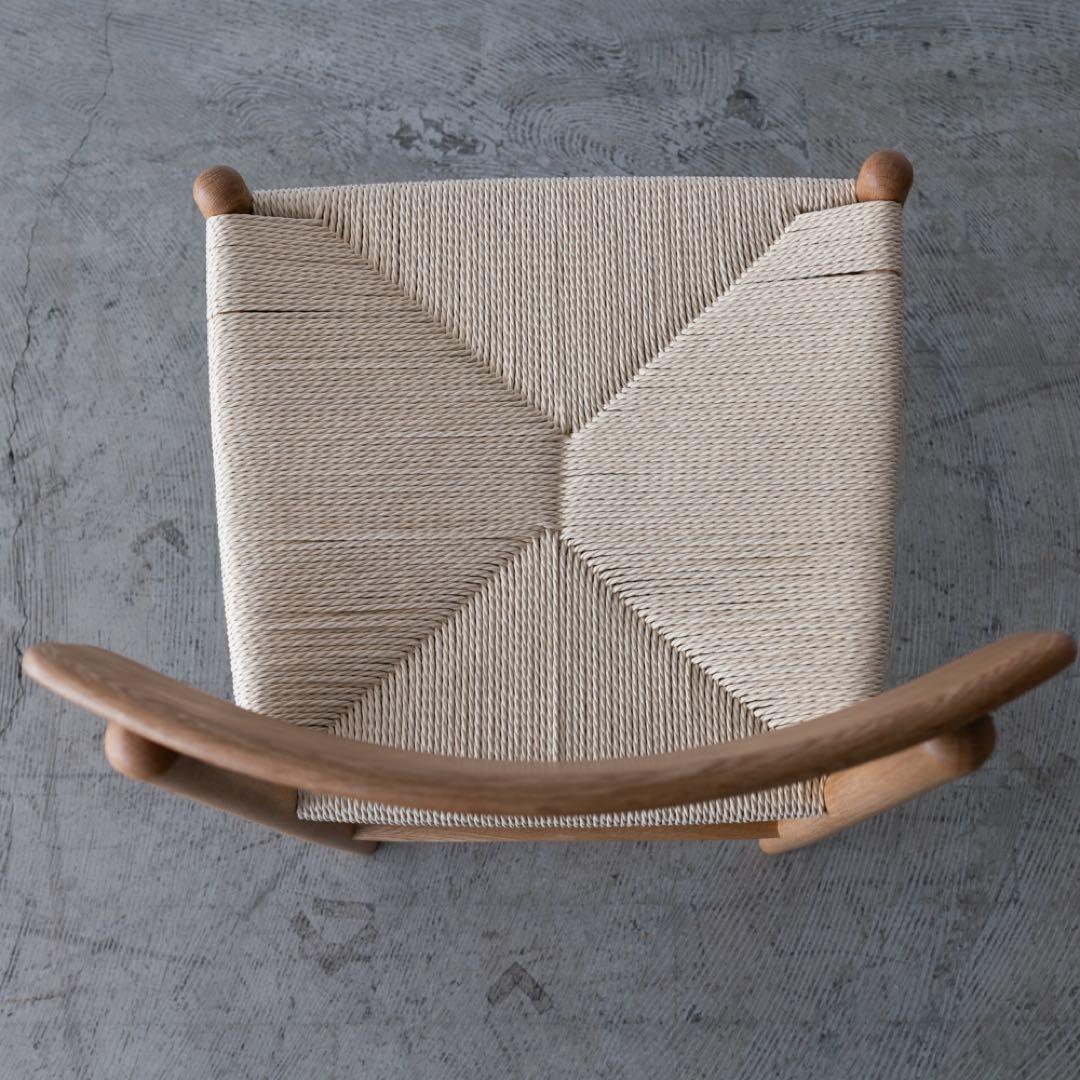 ダイニングチェア オーク材　ペーパーコード