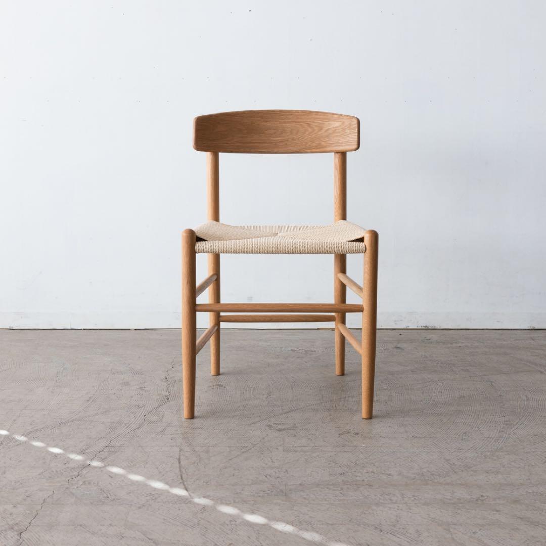 ダイニングチェア オーク材　ペーパーコード