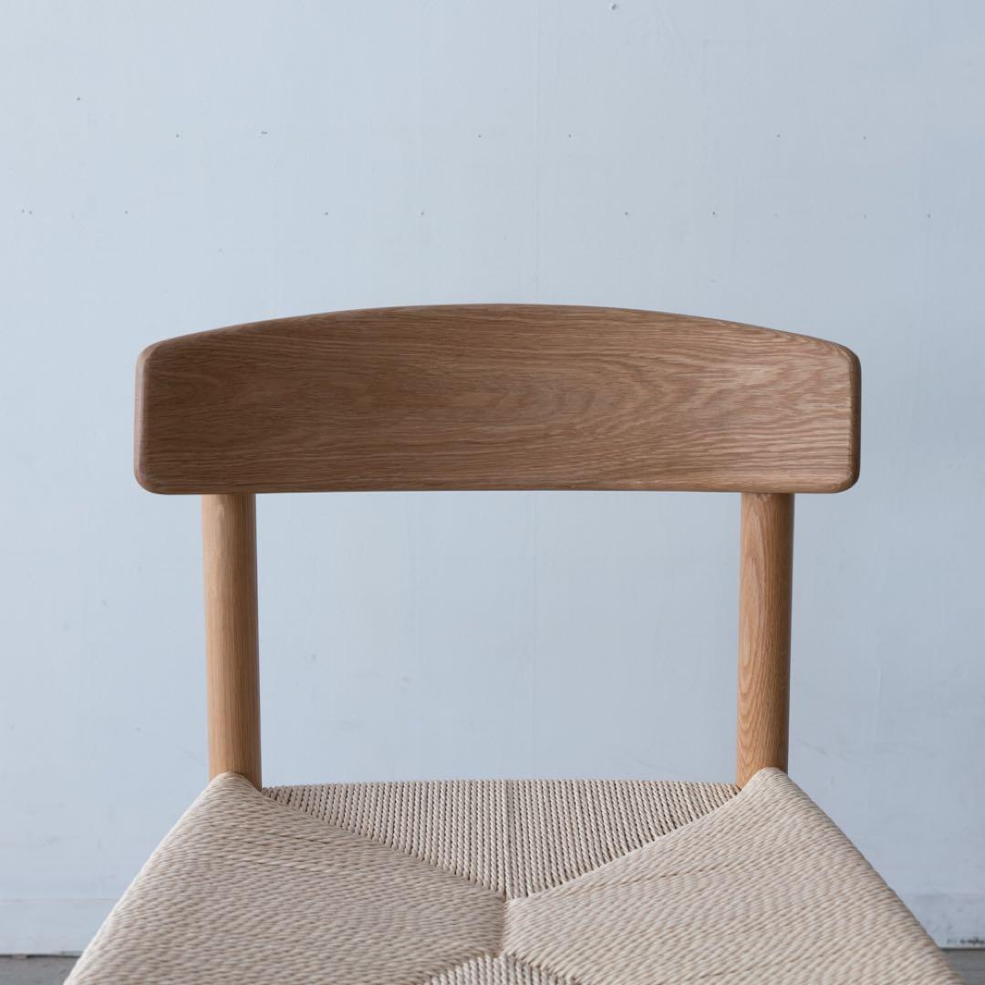 ダイニングチェア オーク材　ペーパーコード